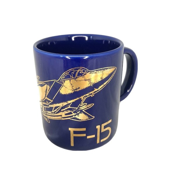 Vintage Moog Aero Space F-15 Aircraft Plane Coffee Mug Aviation - Picture 1 of 8